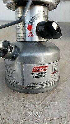 Vintage coleman 226 lantern ultralight gear dated 07-1994