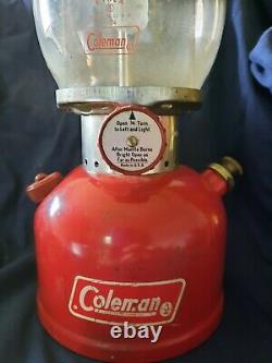 Vintage coleman lantern 200a red