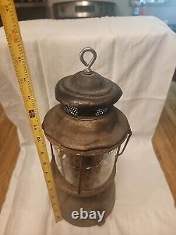 Vintage sears roebuck stainless lantern 1920 1930 old Coleman Globe Read Antique