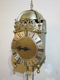 Vintage weight driven lantern rclock