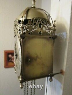 Vintage weight driven lantern rclock
