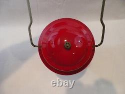 Vtg 1974 Red Coleman Lantern Model 200A Single Mantle 4/74 Wichita, KS