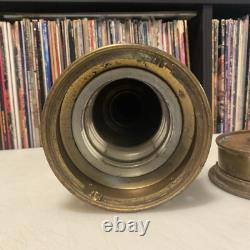 Vtg ANKERLICHT Brass Lantern 9 NAUTICAL Maritime GLASS Kerosene Decor antique