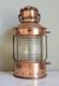Vtg Antique Ankerlicht Maritime Copper Glass Lantern Lamp Nautical