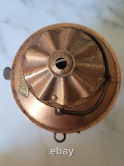 Vtg Antique Ankerlicht Maritime Copper Glass Lantern Lamp Nautical