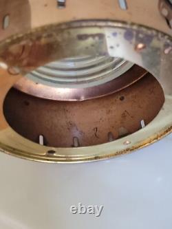 Vtg Antique Ankerlicht Maritime Copper Glass Lantern Lamp Nautical