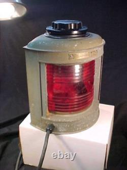 Vtg Antique PERKO Red Navigation Marine Boat Ship Side Light 1150-RE1