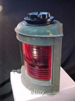 Vtg Antique PERKO Red Navigation Marine Boat Ship Side Light 1150-RE1