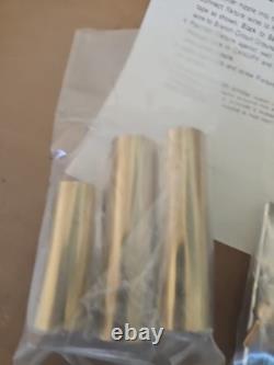 Vtg BRASS Lantern Outdoor Light with Mount 26 X 9.5 3 Lights