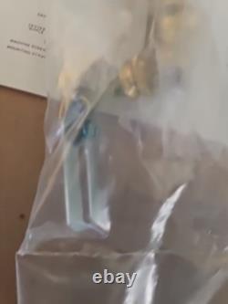 Vtg BRASS Lantern Outdoor Light with Mount 26 X 9.5 3 Lights