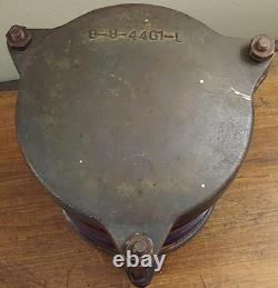 Vtg Bronze Nautical Salvage Channel Marker Lantern Maritime Red Signal Beacon