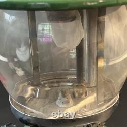 Vtg Coleman 200A700 Single Mantle Red Letter Round Globe Camping Lantern 2/81