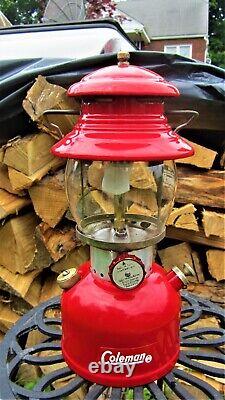 Vtg Coleman 200A 10-1962 Lantern Vent Redone By IPE Porcelain