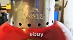 Vtg Coleman 200A 10-1962 Lantern Vent Redone By IPE Porcelain