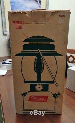 Vtg Coleman 635 Lantern with Original Box 1973