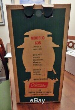 Vtg Coleman 635 Lantern with Original Box 1973