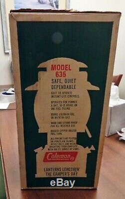 Vtg Coleman 635 Lantern with Original Box 1973