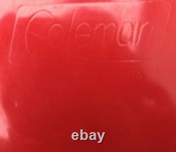 Vtg Coleman Lantern Red Model 200 5 70 May1970 Globe #550 With Original Box