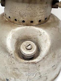Vtg Coleman Model 242B Single Mantle Lantern Made In USA 1936-1942