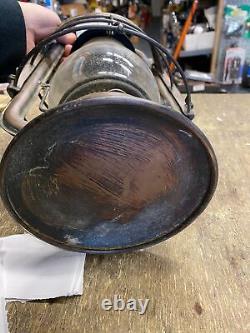 Vtg Dietz King Fire Dept Man Truck Kerosene Lantern Lamp 1900's Antique Coal min