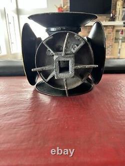 Vtg Handlan St. Louis Antique Railroad Switch Light 4 Way Lantern Rr Engine