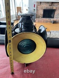 Vtg Handlan St. Louis Antique Railroad Switch Light 4 Way Lantern Rr Engine