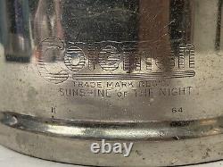 Vtg Lantern Coleman Model 236 Chrome Dated 11-64 Glass Globe #660 W Metal Box