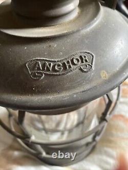 Vtg Maritime Brass Lantern Made Into Lamp Hanging Or Sitting With Long Plug Wire