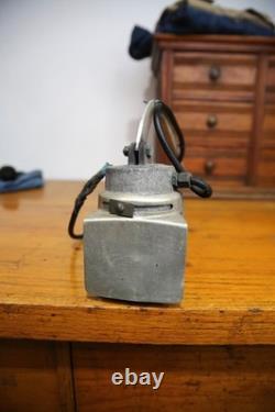 Vtg Railroad Stop Light Train Crossing Switch Arm Lantern Glass Globe antique