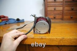 Vtg Railroad Stop Light Train Crossing Switch Arm Lantern Glass Globe antique
