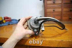 Vtg Railroad Stop Light Train Crossing Switch Arm Lantern Glass Globe antique