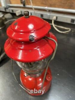 Vtg Red Coleman 200A Mar 1970 Lantern Single Mantel