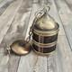 Vtg Virden Acrylic Hanging Nautical Gothic Lantern Light Fixture May Need Rewire