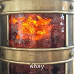 Vtg Virden Acrylic Hanging Nautical Gothic Lantern Light Fixture May Need Rewire