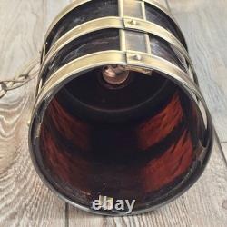 Vtg Virden Acrylic Hanging Nautical Gothic Lantern Light Fixture May Need Rewire
