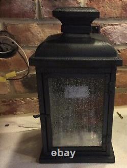 WILLIAMS SONOMA Outdoor Wall Sconce? Vintage Antique Gas Street Lantern Light