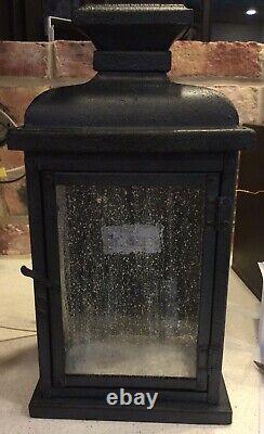 WILLIAMS SONOMA Outdoor Wall Sconce? Vintage Antique Gas Street Lantern Light