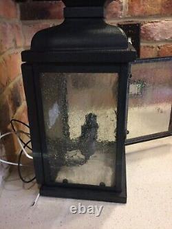 WILLIAMS SONOMA Outdoor Wall Sconce? Vintage Antique Gas Street Lantern Light