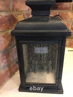 WILLIAMS SONOMA Outdoor Wall Sconce? Vintage Antique Gas Street Lantern Light
