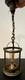 WORKING 1920s VINTAGE FRENCH STYLE BRASS HALL LANTERN