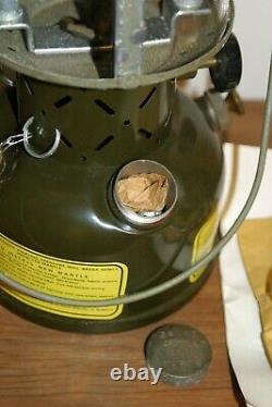 WOW! 1969 COLEMAN MILITARY GASOLINE LANTERN with BOX TIME CAPSULE 6260-170-0430