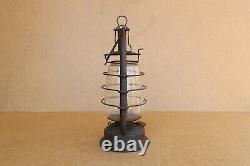 WW1 WWI Era Antique Vintage Lantern Hand Lamp Frowo N 435 Germany Original Glass