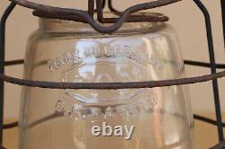 WW1 WWI Era Antique Vintage Lantern Hand Lamp Frowo N 435 Germany Original Glass