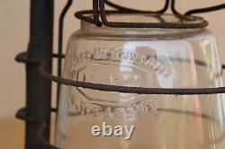 WW1 WWI Era Antique Vintage Lantern Hand Lamp Frowo N 435 Germany Original Glass