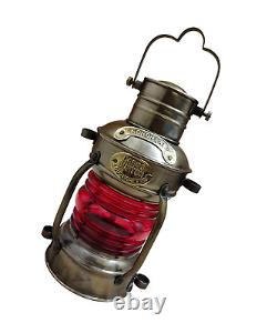Wall Decor, Decorative Kerosene Lantern Antique, Vintage Brass Oil Lamp Nautical