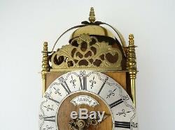 Warmink WUBA Dutch Lantern Wall Clock Antique Vintage (Zaanse Hermle Era)