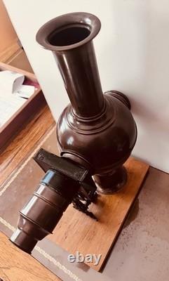 Wiener Flachbrenner Antique Atlas Magic Lantern Projector