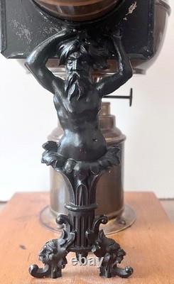 Wiener Flachbrenner Antique Atlas Magic Lantern Projector