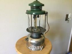 Working Vintage Coleman Lantern L427 stamped May 1927, QuickLite, chrome