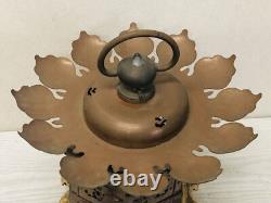 Y3108 TOUROU Copper Hanging Lantern Clawfoot home decor Japan antique vintage